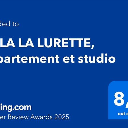 Villa La Lurette, Appartement Et Studio 圣艾蒂安-莱索尔格 外观 照片